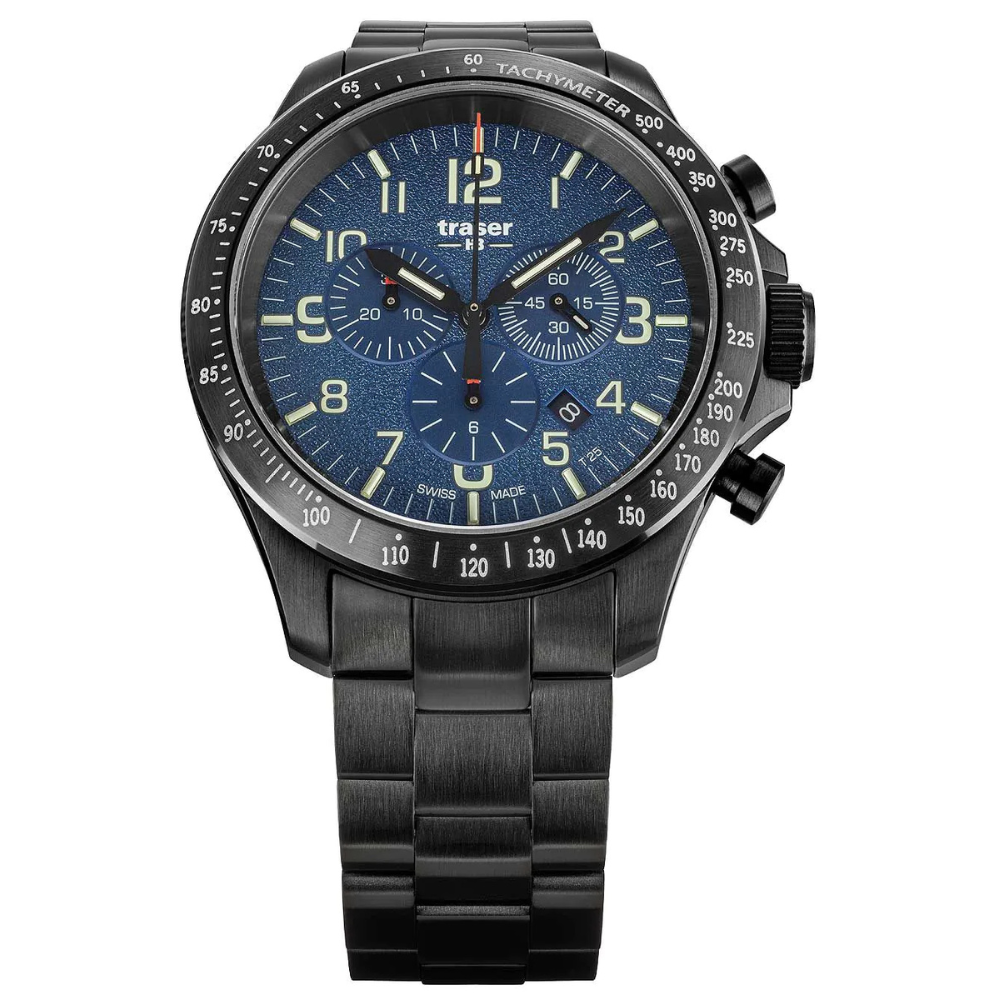 Traser H3 P67 Officer Chronograph Steel Watch