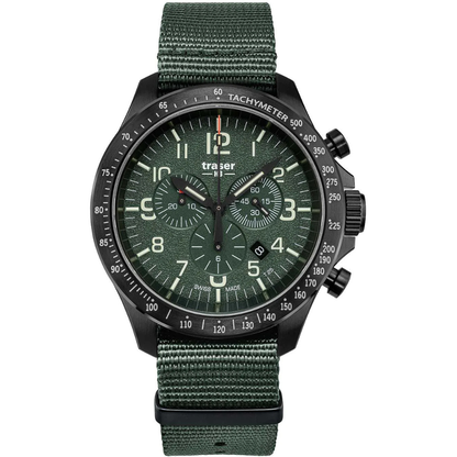 Traser H3 P67 Officer Chronograph Nato Watch
