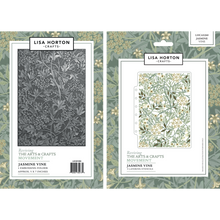 Lisa Horton Crafts Reviving The Arts & Crafts Movement Jasmine Vine 3D Embossing Folder & Layering Stencils