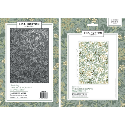 Lisa Horton Crafts Reviving The Arts & Crafts Movement Complete Die, Embossing Folder & Stencil Collection