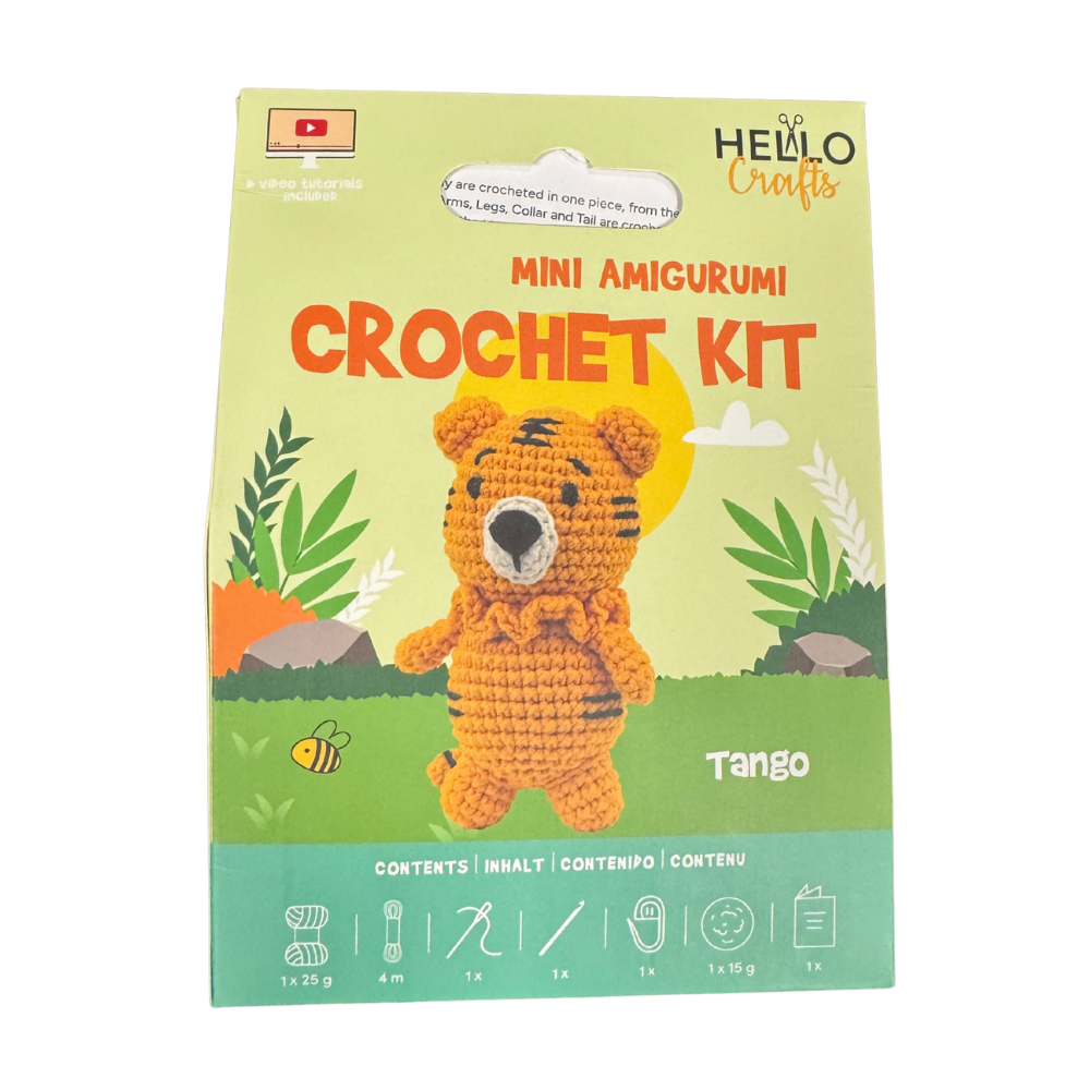 Hello Crafts Mini Amigurumi Crochet Kit - Tango
