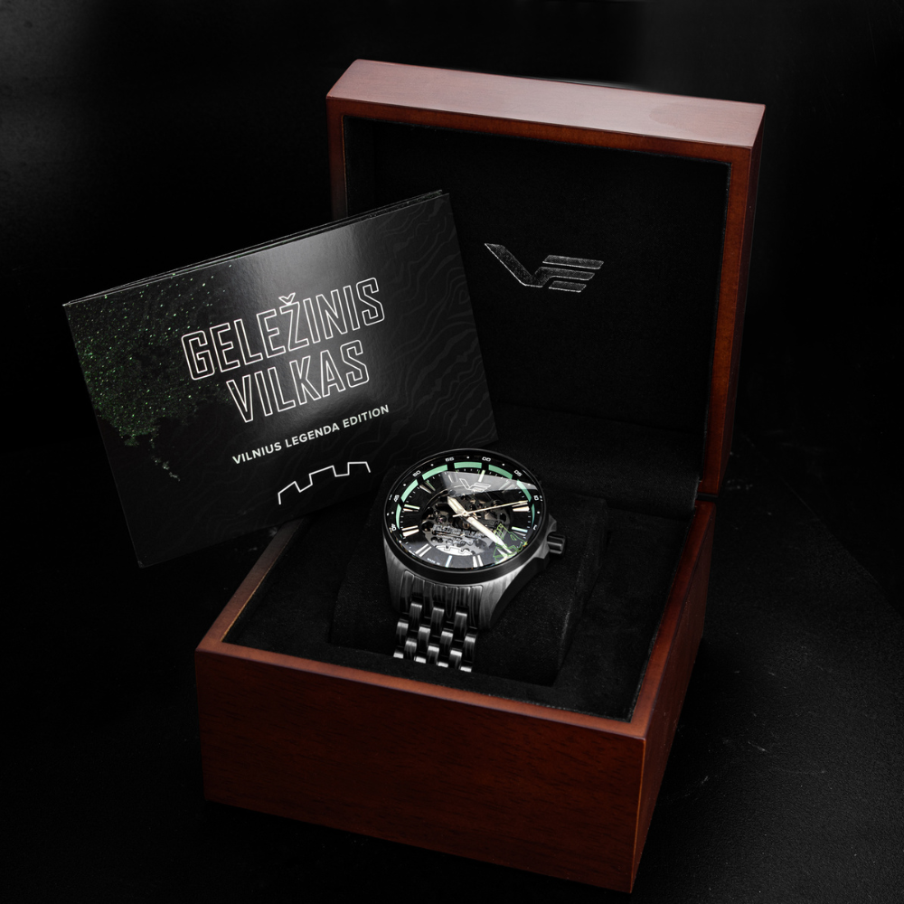 Vostok Europe Iron Wolf Geležinis Vilkas NH72-326D777 Watch