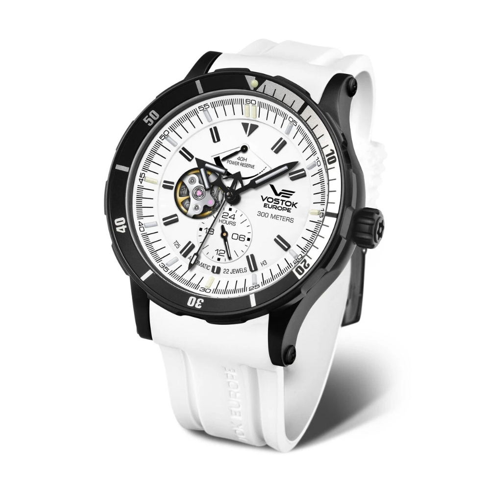 Vostok Europe Anchar Open Heart Ice Blue Special Edition YN84-510C669 Watch