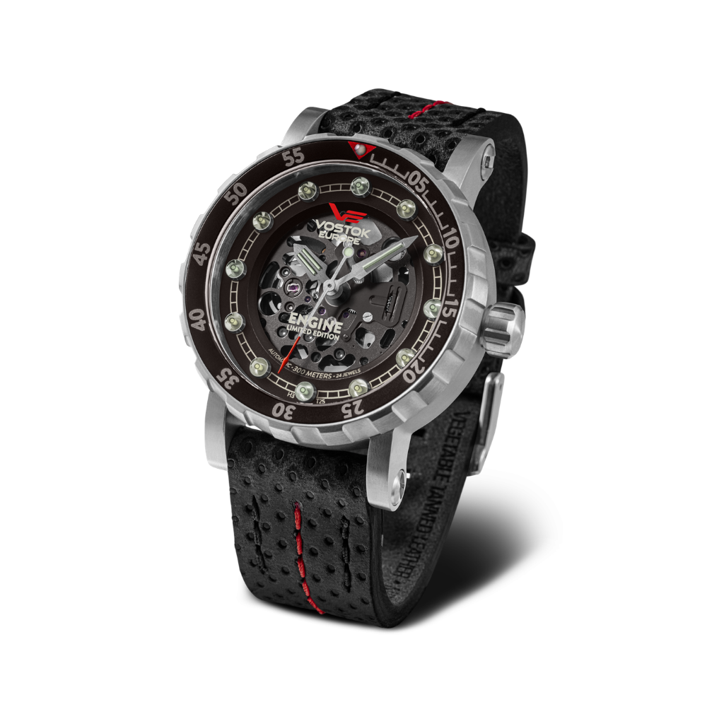Vostok Europe Nuclear Submarine "Engine" NH72-571A646 Skeleton Automatic Watch