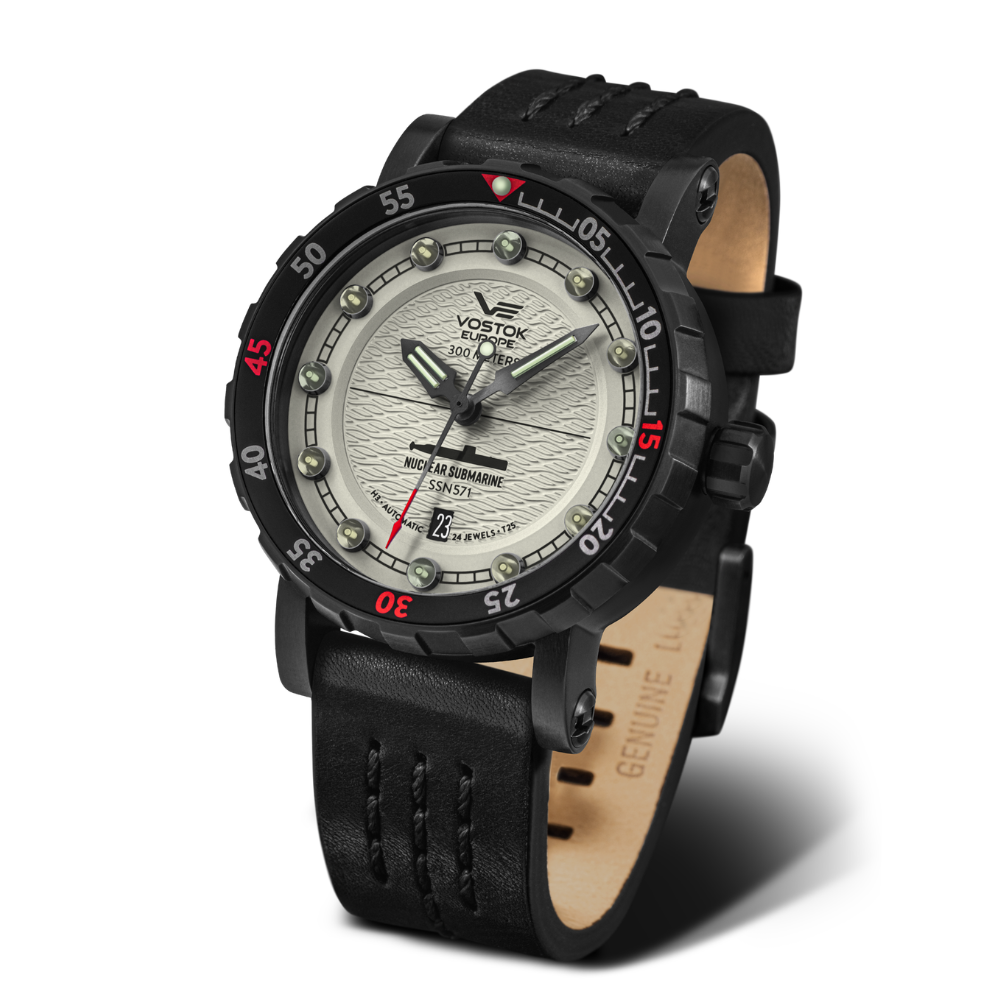 Vostok Europe Nuclear Submarine NH35A-571C607 Black PVD Automatic Watch