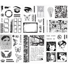 Funky Fossil Clear Impressions: The Eclectic Edit 8.5"x11" Transparencies - 6 Sheets