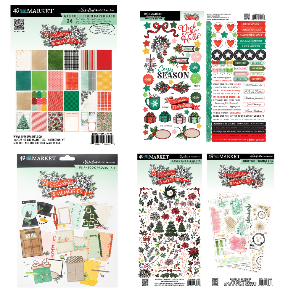 49 & Market Mistletoe and Memories Mini Papercrafting Kit