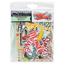 49 & Market Mistletoe and Memories Chipboard Set