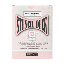 Lisa Horton Crafts The Stencil Deck - Vol. 2 (52 Individual Stencils)
