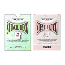 Lisa Horton Crafts Stencil Deck Vol. 1 and Vol. 2 Exclusive Bundle (104 Individual Stencils)