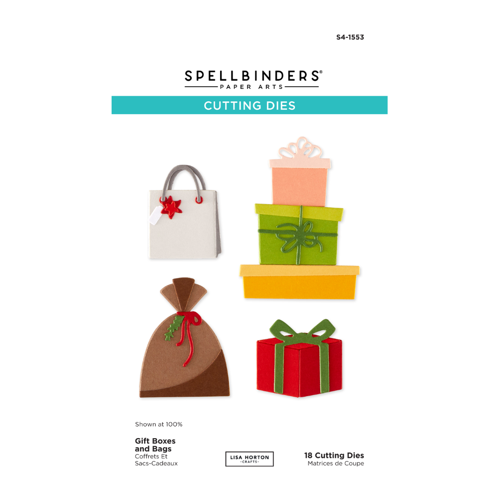 Spellbinders x Lisa Horton Crafts Gift Boxes & Bags Dies