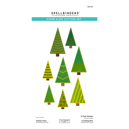 Spellbinders x Lisa Horton Crafts Infinity Trees Stamp & Die Set
