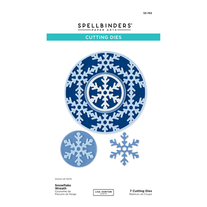 Spellbinders x Lisa Horton Crafts Snowflake Wreath Dies