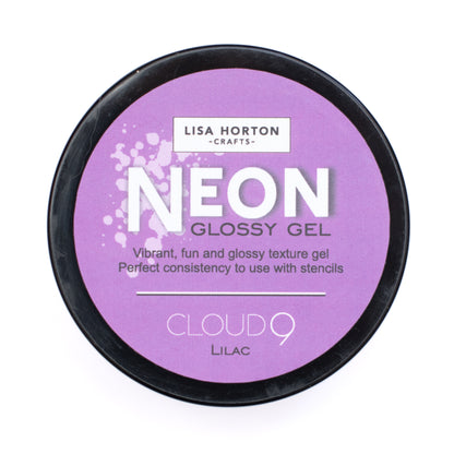 Lisa Horton Crafts Set of 7 Cloud 9 Neon Glossy Gels