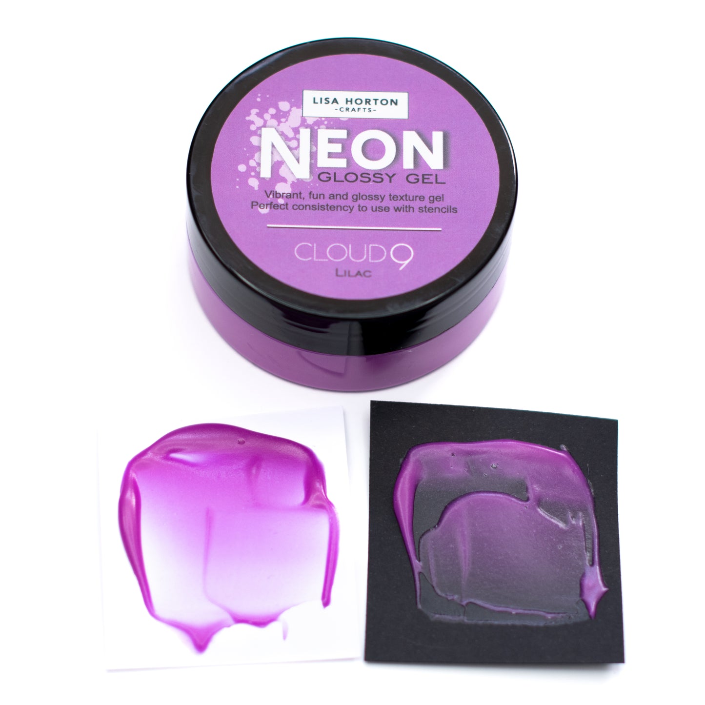 Lisa Horton Crafts Set of 7 Cloud 9 Neon Glossy Gels