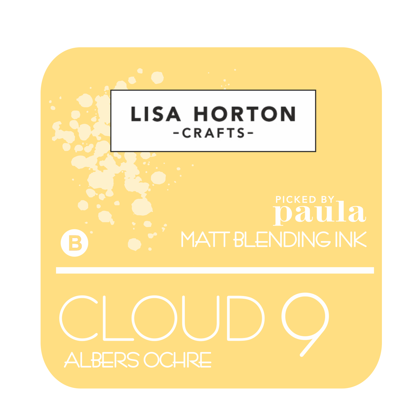 Lisa Horton Crafts 'Picked by Paula' Cloud 9 Matt Blending Ink Pads - Albers Ochre