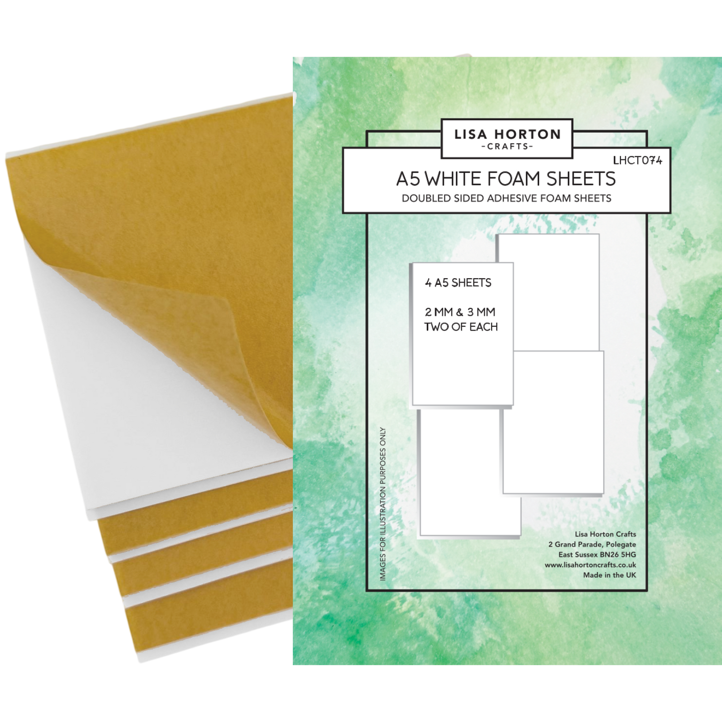 Lisa Horton Crafts Strips 2 & Adhesive Foam Sheets Bundle