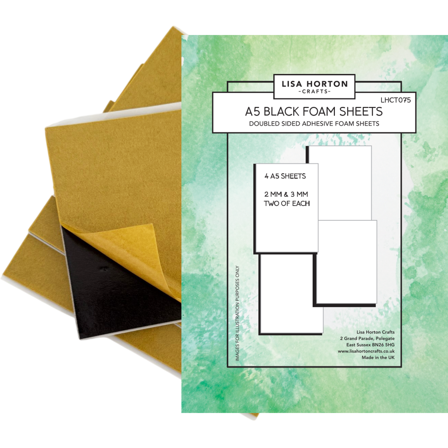 Lisa Horton Crafts Strips 2 & Adhesive Foam Sheets Bundle