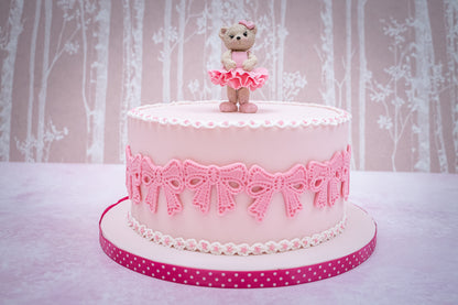Karen Davies Sugarcraft Lace Bow Borders Silicone Mould