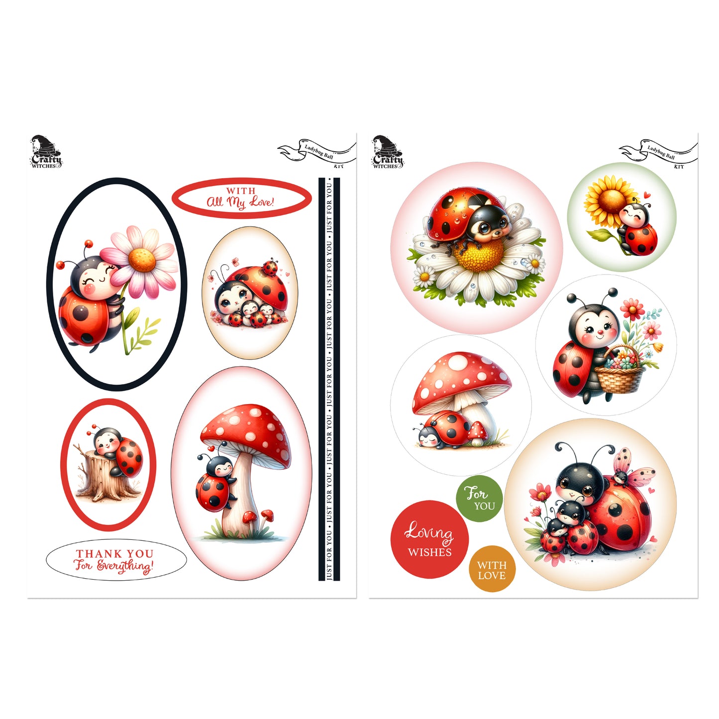 The Crafty Witches Ladybug Ball Digital Collection