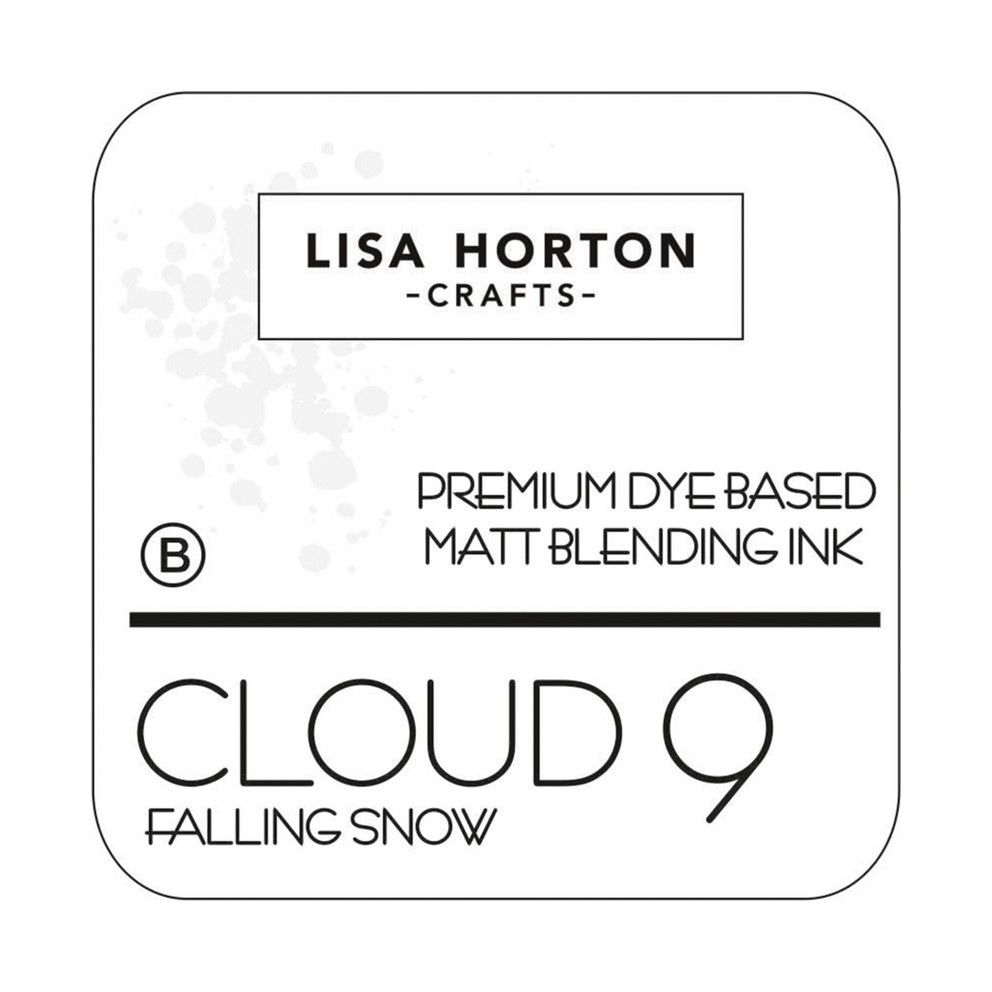 Lisa Horton Crafts Cloud 9 Matt Blending Ink Pad - Falling Snow