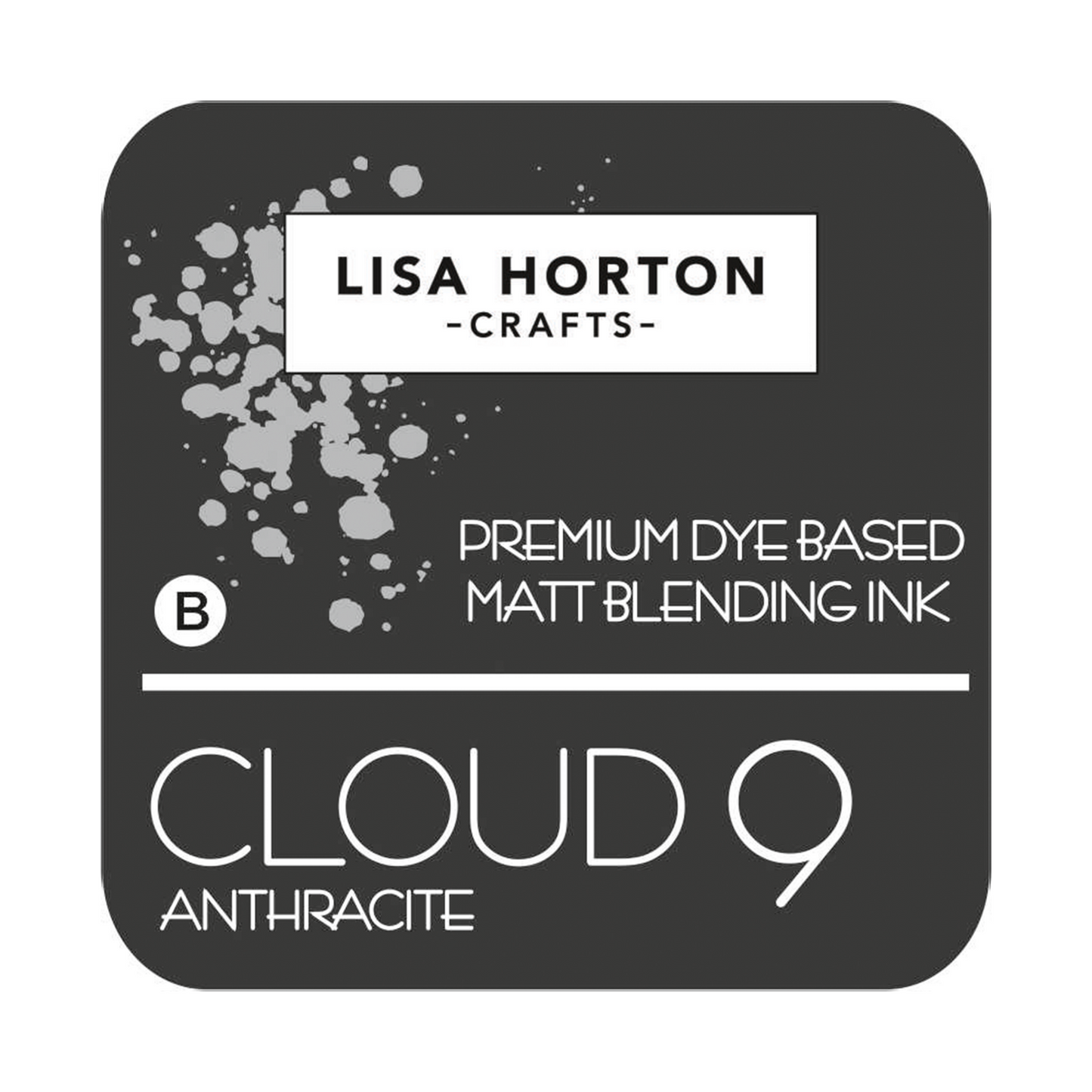 Lisa Horton Crafts Cloud 9 Matt Blending Ink Pad - Anthracite