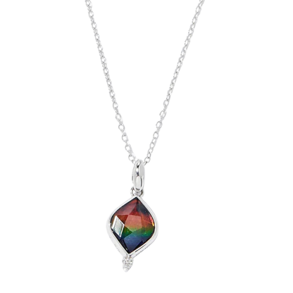 Canadian Ammolite Gems by Kenneth Bradley ‘Nova’ Pendant