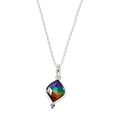 Canadian Ammolite Gems by Kenneth Bradley ‘Nova’ Pendant