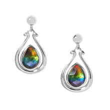 Canadian Ammolite Gems by Kenneth Bradley 'Jodi' Earrings