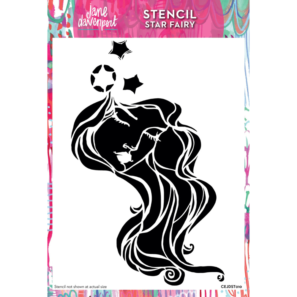 Creative Expressions Jane Davenport A4 Stencil - Star Fairy