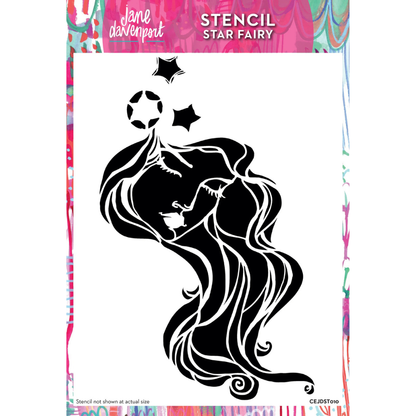Creative Expressions Jane Davenport A4 Stencil - Star Fairy