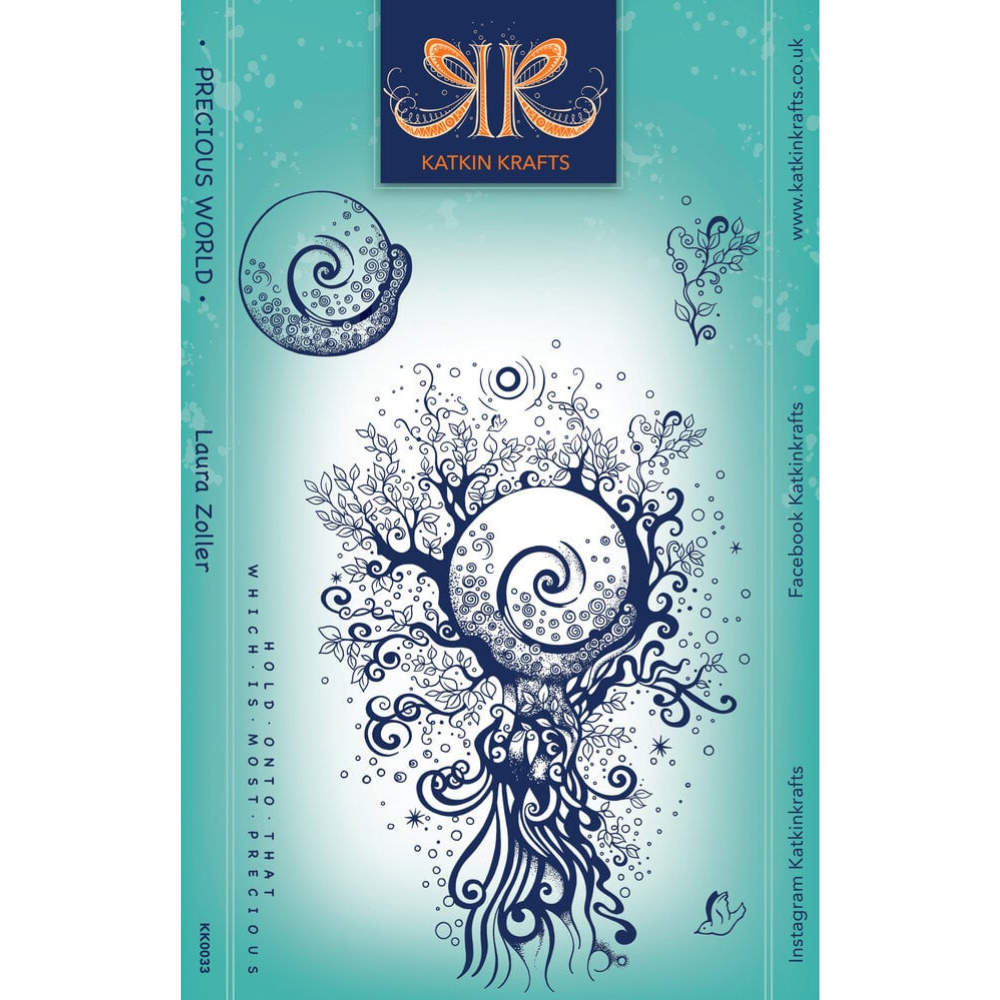 Katkin Krafts Precious World A5 Clear Stamp Set