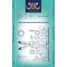 Katkin Krafts Hilda A5 Clear Stamp Set