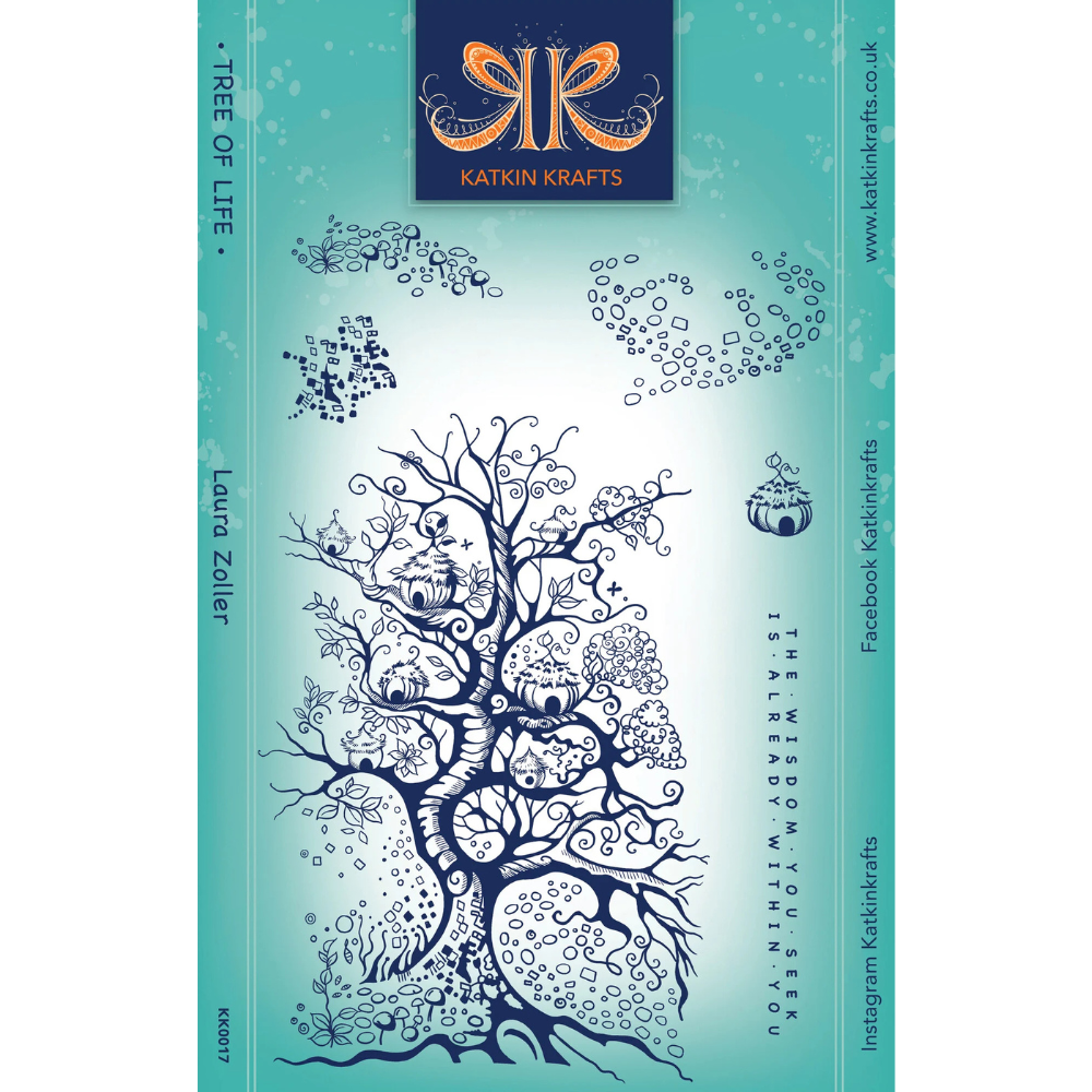 Katkin Krafts Tree Of Life A5 Clear Stamp Set