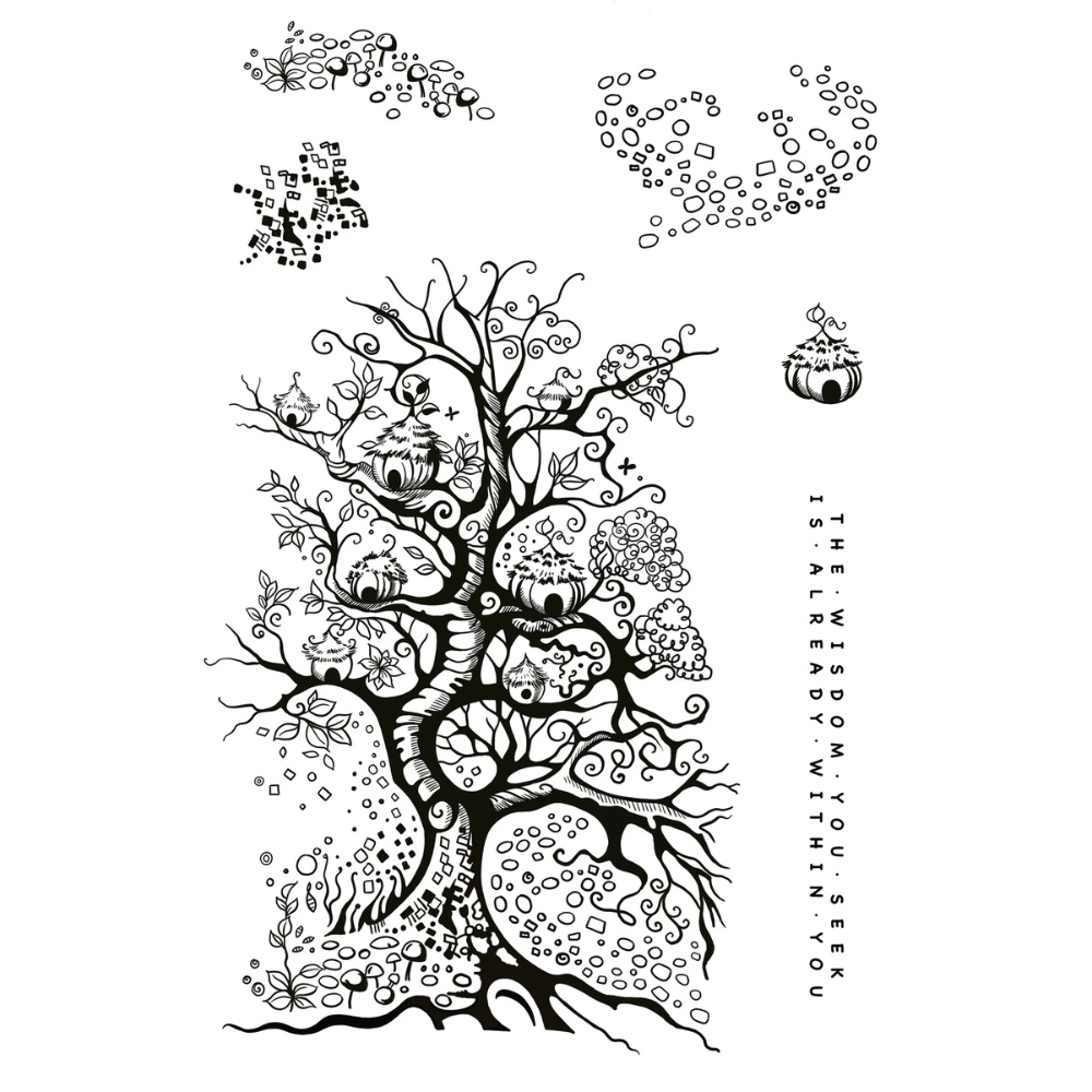 Katkin Krafts Tree Of Life A5 Clear Stamp Set