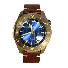 Mathey Tissot Italian Bronze ETA2824 Movement H2892BU Blue Dial Watch - Limited Edition of 25 Pieces
