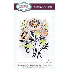 Creative Expressions Paper Cuts Die by Cathie Shuttleworth Cut & Lift - Zinnia Zing