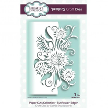 Creative Expressions Paper Cuts Die by Cathie Shuttleworth - Sunflower Edger