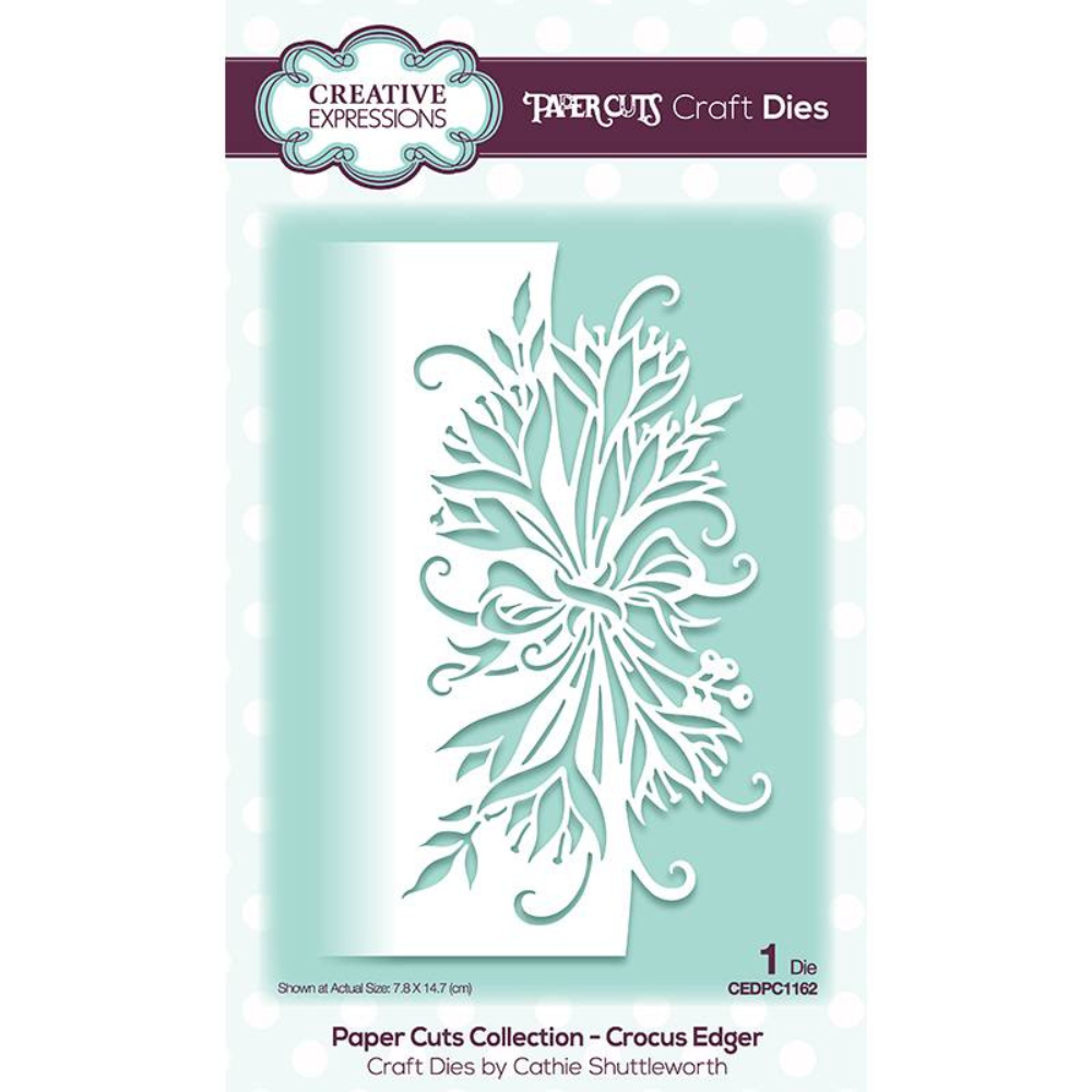 Creative Expressions Paper Cuts Collection Die by Cathie Shuttleworth - Edger Crocus