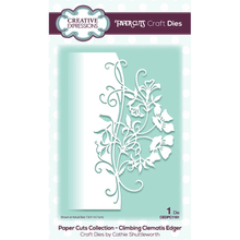Creative Expressions Paper Cuts Collection Die by Cathie Shuttleworth - Edger Climbing Clematis