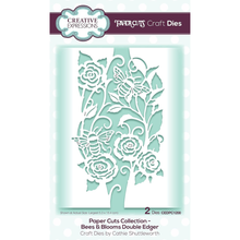 Creative Expressions Paper Cuts by Cathie Shuttleworth - Bees & Blooms Double Edger
