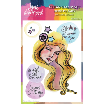 Creative Expressions Jane Davenport Clear Stamp - Mince Pie Fairy