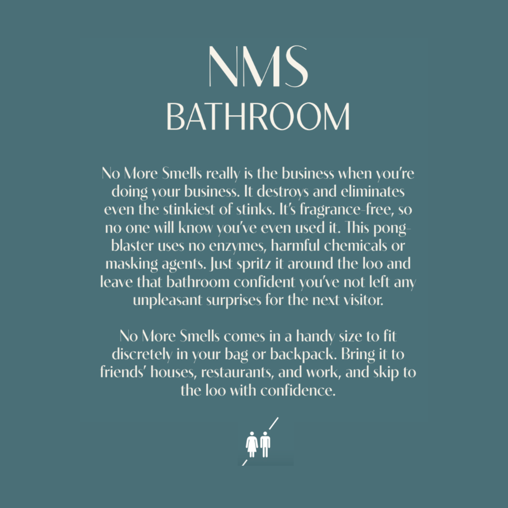 No More Bathroom Smells Odour Eliminator 3 x 50ml | Exclusive Multi-Pack Freshness Spray