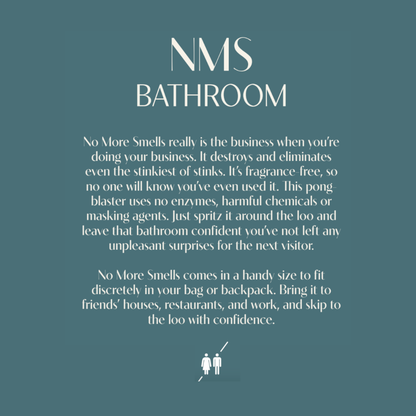 No More Bathroom Smells Odour Eliminator 3 x 50ml | Exclusive Multi-Pack Freshness Spray