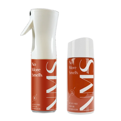 No More Smells Household Odour Eliminator 200ml Spray & Refill | Exclusive Twin Pack