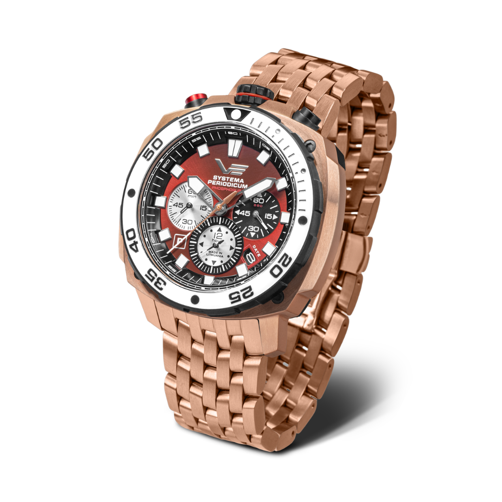 Vostok Europe Systema Periodicum Phosphorus VK67-650E724B Watch