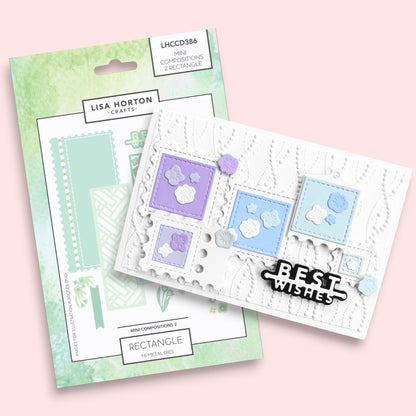 Lisa Horton Crafts Mini Composition Layout Dies - Set B (Rectangle)