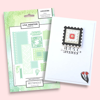 Lisa Horton Crafts Mini Composition Layout Dies - Set B (Rectangle)