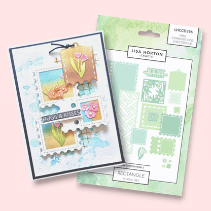 Lisa Horton Crafts Mini Composition Layout Dies - Set B (Rectangle)