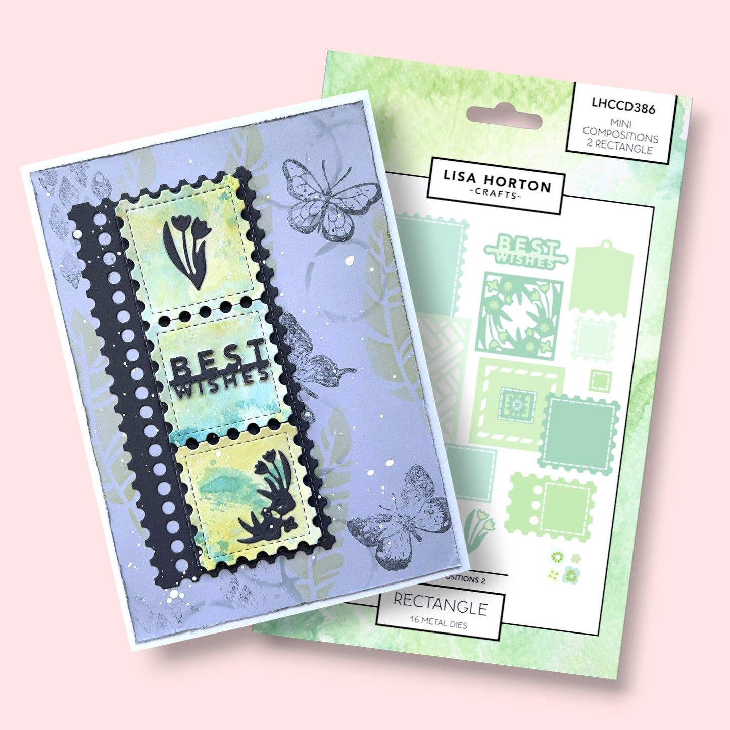 Lisa Horton Crafts Mini Composition Layout Dies - Set B (Rectangle)